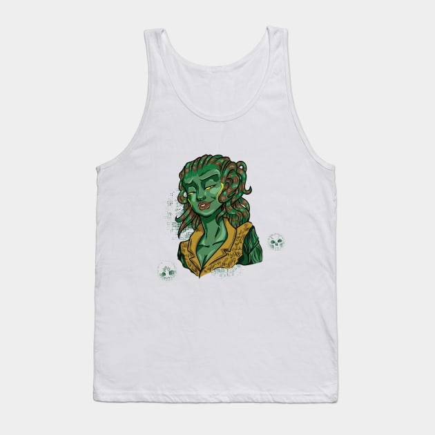 Vraska, for White Tank Top by EverTomorrow